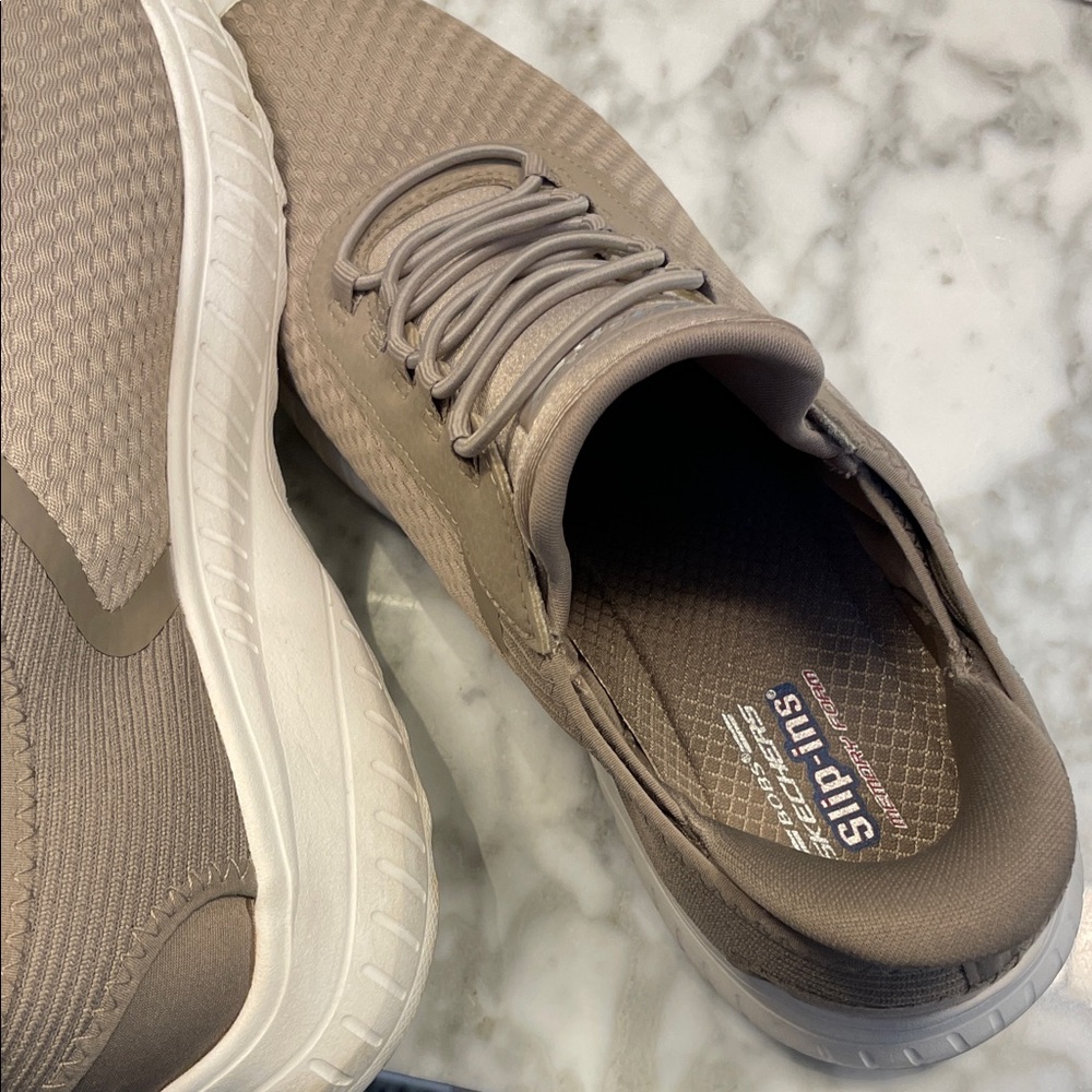 Skechers Slip-Ins Beige Sneakers